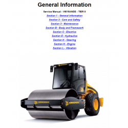 JCB Vibromax VM instrukcje napraw + schematy + DTR: VM46D/PD, VM75D/PD, VM 115D/PD, VM 115H, VM 132D/PD, VM 146D/PD, VM 166D/PD, VM 200D/PD